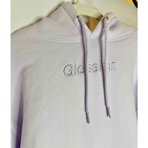 Glossier x Olivia Rodrigo Collab Hoodie Limited Edition Size M Lavender - Picture 5 of 9